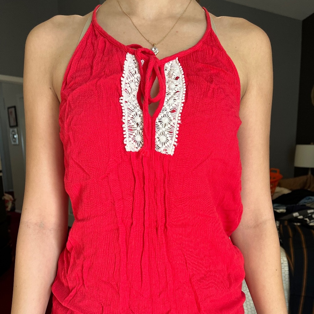 Hi low t-back style tank